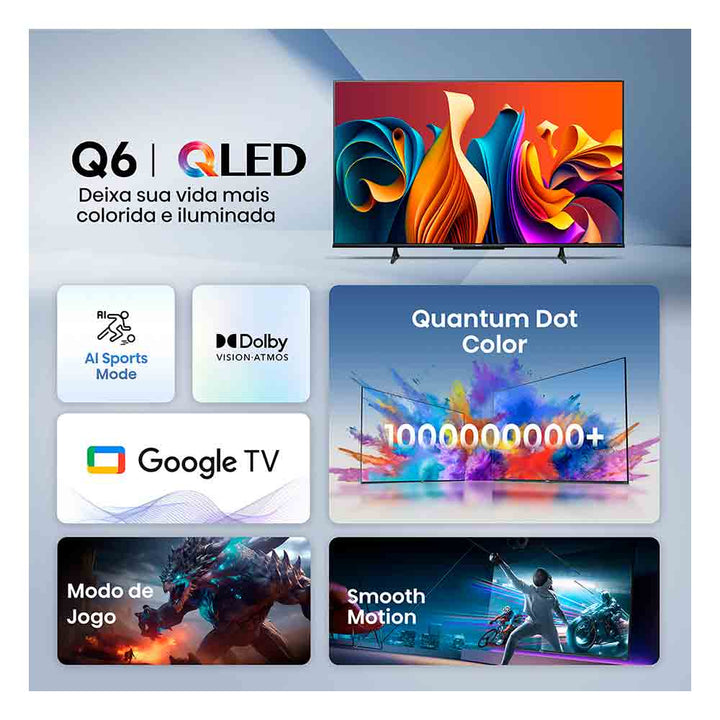 Smart TV Hisense QLED 4K UHD 65